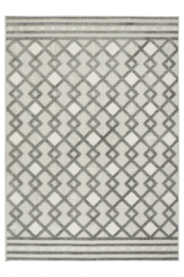 Dywan Sznurkowy Stella D418A l.grey/d.grey Romby Aztec Szary Srebrny Krem-120x170 cm Inna marka