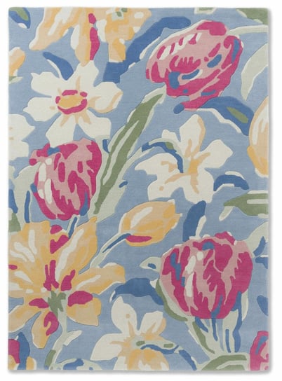 Dywan Tulips China Blue 170x240cm CARPETS & MORE