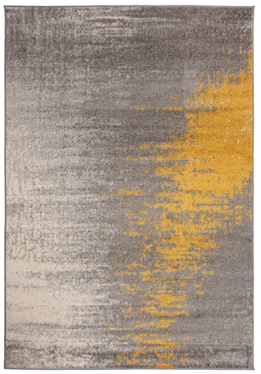 Dywan vintage, nowoczesny, szary/żółty, H170A, Dark Yellow Spring, 80x150 cm CARPETPOL