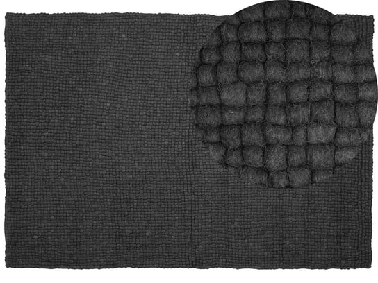 Dywan z filcowych kulek BELIANI Amdo, ciemnoszary, 160x230 cm Beliani