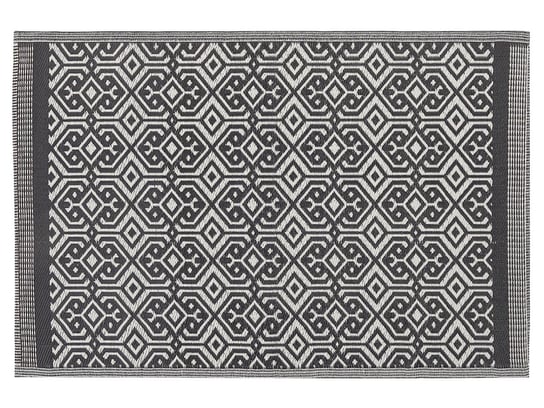 Dywan zewnętrzn, czarny, Barmer, 120x180 cm Beliani