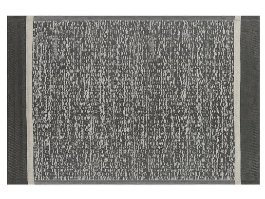 Dywan zewnętrzny BELIANI Ballari, czarno-biały, 120x180 cm Beliani