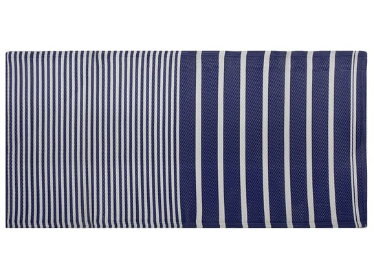 Dywan zewnętrzny BELIANI Haldia, niebieski 90x180 cm Beliani