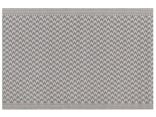 Dywan zewnętrzny BELIANI Mango, szaro-biały, 60x90 cm Beliani