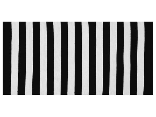 Dywan zewnętrzny BELIANI Tavas, czarny, 80x150 cm Beliani