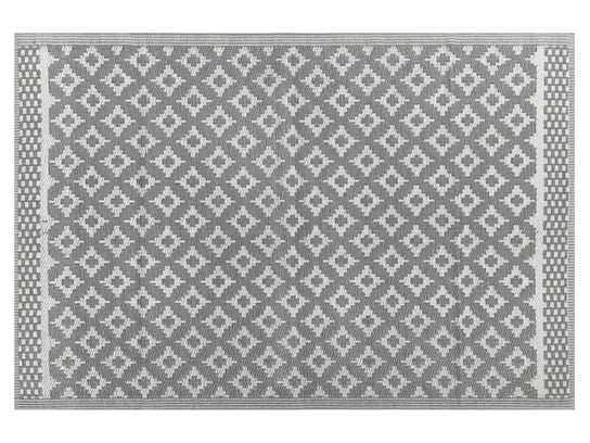 Dywan zewnętrzny BELIANI Thane, szaro-biały, 160x230 cm Beliani