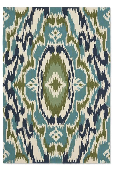 Dywan zewnętrzny Ixora Emerald Palm Chartreuse 140x200cm CARPETS & MORE