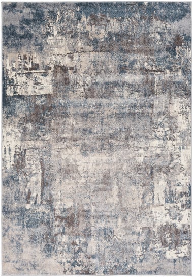Dywanik abstrakcyjny, niebieski, szary i ciemnoszary - 157x213cm Surya