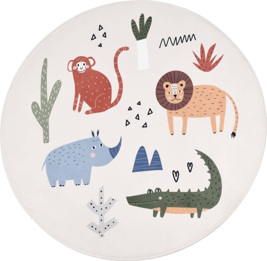 Dywanik dziecięcy Safari, okrągły, Ø 100 cm Inna marka