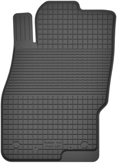 Dywanik gumowy kierowcy do: Fiat Grande Punto (2005-2009) hatchback- czarne dywaniki samochodowe Wielganizator