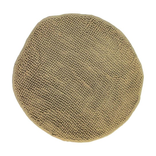 Dywanik łazienkowy okrągły Jotta Fringe brąz 60cm brąz Wisan