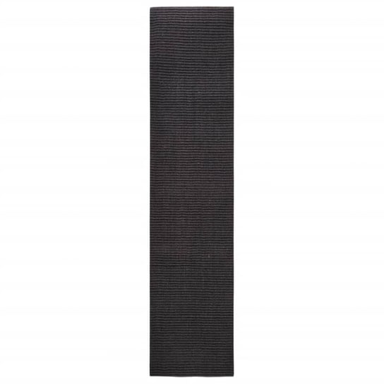 Dywanik sizalowy czarny 80x350 cm - antypoślizgowy Inna marka