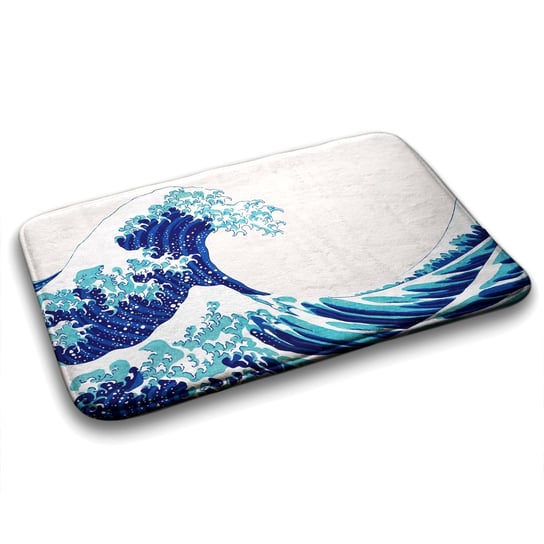 Dywanik z Miękkim Włosiem 75x45 cm - Fala Ocean Morze Coloray