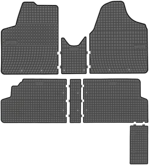 Dywaniki gumowe, Citroen Jumpy II Van od 2007-2016r. Frogum 0647+542971 Frogum