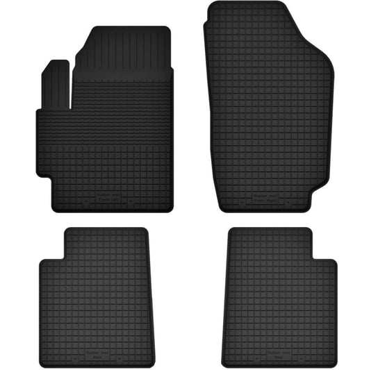 Dywaniki gumowe do: Hyundai i20 I (2008-2014) hatchback- czarne, korytkowe Wielganizator