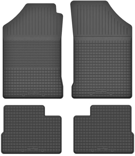 Dywaniki gumowe do: Suzuki  Swift II (1988-2004) hatchback, sedan- czarne, korytkowe Wielganizator