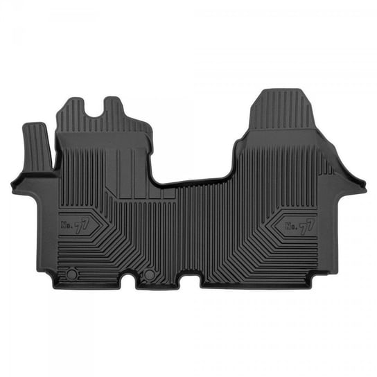 MOTOS Strike Tappetini In Velours Per Renault Trafic II (2001-2014) - Anteriori 2 Pezzi, Grigio, Spessore 7mm, Antiscivolo - 2