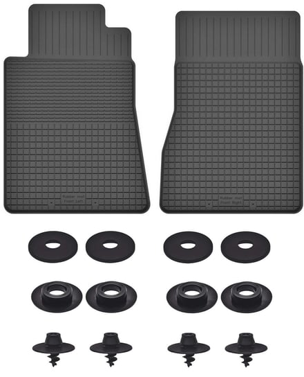 Dywaniki gumowe przód do: Mercedes A- Klasa W169 (2004-2012) hatchback- czarne dywaniki samochodowe Wielganizator