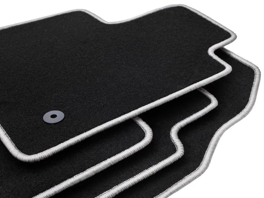 Wielganizator Tappetini auto in velluto su misura, compatibili con Citroen C3 Picasso (2008 – 2017) | Qualità: Basic – Vestibilità precisa – Antiscivolo Intregrund 2 pezzi – Nero