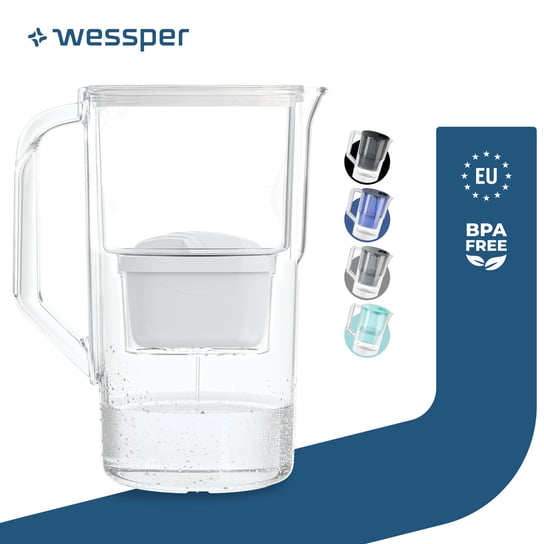 Dzbanek filtrujący Wessper D1 SOLID 2,8l + Filtr wody Wessper aquamax 1szt. Wessper