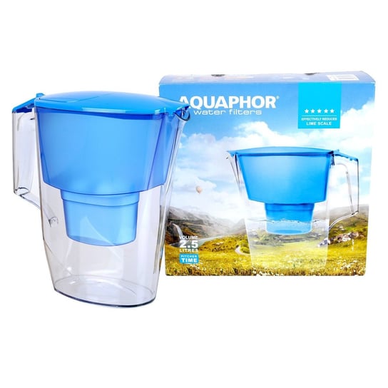 Dzbanek filtrujący wodę Aquaphor Standard 2,5 l niebieski + wkład filtrujący B15 AQUAPHOR