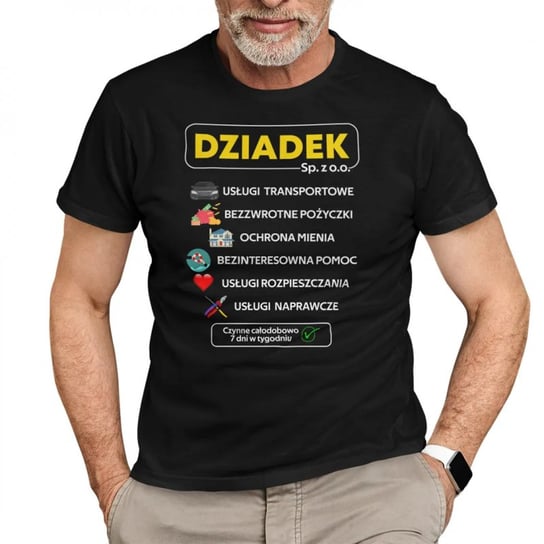 Dziadek Sp z o.o. - męska koszulka na prezent Koszulkowy
