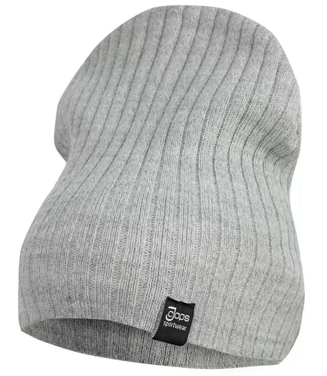 Dzianinowa czapka Beanie UNISEX w prążki Agrafka