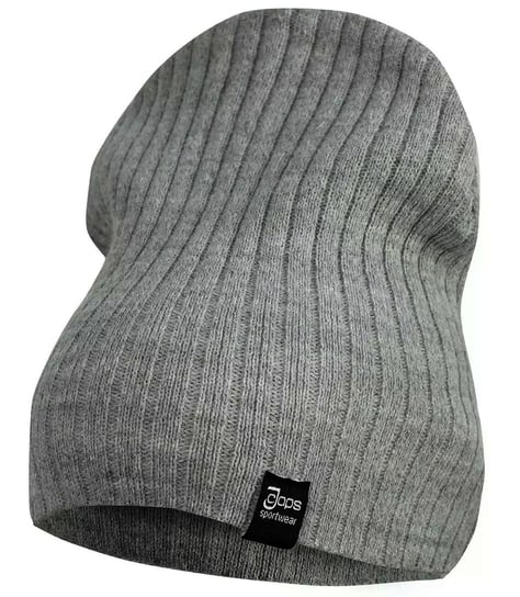 Dzianinowa czapka Beanie UNISEX w prążki Agrafka