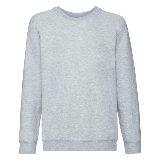 Dziecięca bluza Raglan Sweat Fruit of the Loom - Heather Grey 14-15 FRUIT OF THE LOOM