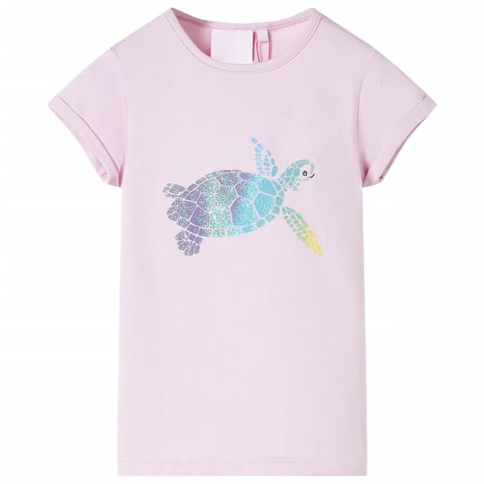 Dziecięca koszulka liliowa z nadrukiem żółwia, roz / AAALOE Inna marka