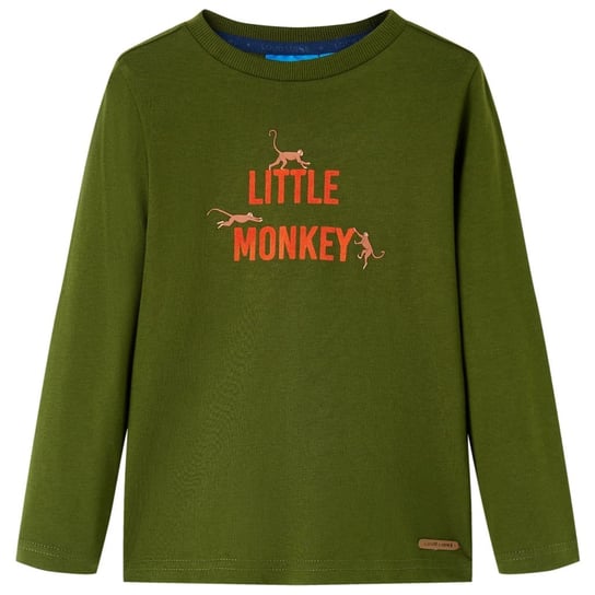 Dziecięca koszulka małpki 128 khaki, 100% bawełna Zakito Europe