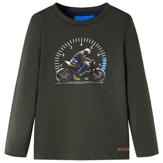 Dziecięca koszulka motocykl khaki 92 (18-24m) Zakito Europe