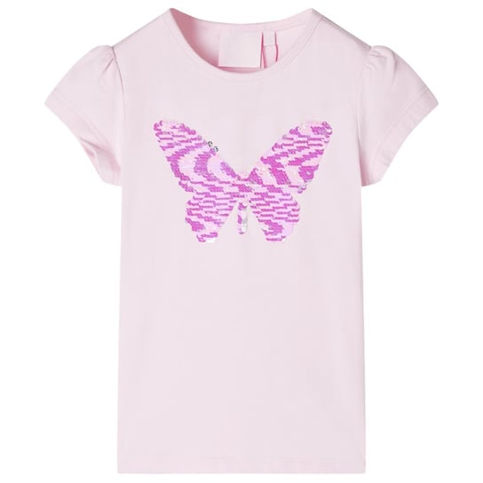 Dziecięca koszulka motyl pastel róż 116 5-6 lat Zakito Europe