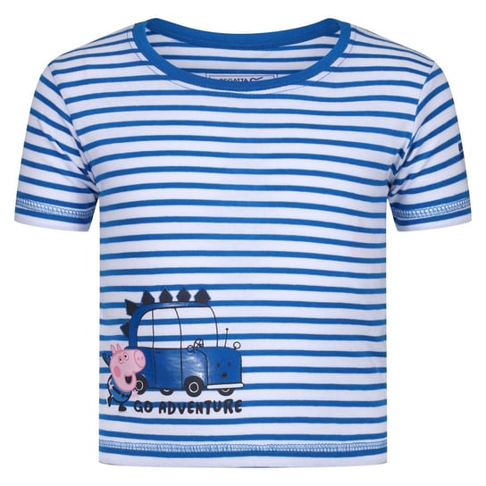 Dziecięca Koszulka Peppa Stripe (80 / Jasnobłękitny) REGATTA