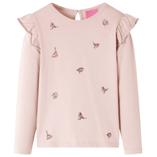 Dziecięca koszulka różowa z wróbelkami, rozmiar 11 / AAALOE Inna marka