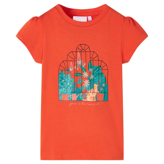 Dziecięca koszulka szklarnia, 104, ciemnopomarańcz Zakito Europe