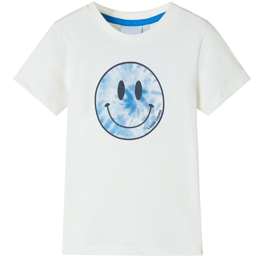 Dziecięca koszulka uśmiechnięta buźka 116 ecru 100 Zakito Europe