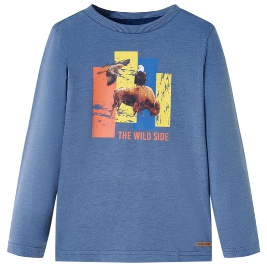 Dziecięca koszulka „Woł i orzeł” 104 niebieski Zakito Europe