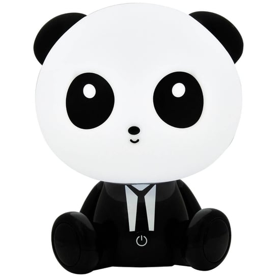 Dziecięca lampka nocna PANDA 327215 Polux LED 2,5W ściemnialna dotykowa biała czarna POLUX