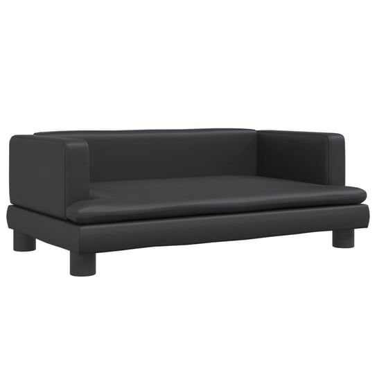 Dziecięca sofa, 80x45x30 cm, czarna Zakito