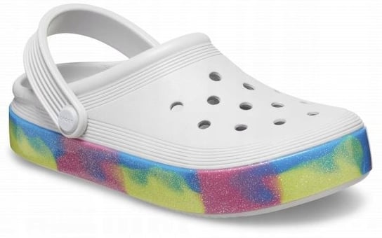 Dziecięce Buty Chodaki Crocs Off Court Glitter Band 209714 Clog 28-29 Crocs