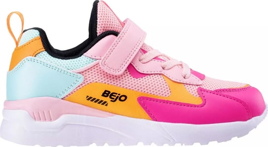 Dziecięce buty sportowe sneakersy Bejo Agepi JRG różowo-miętowo-pomarańczowe rozmiar 30 BEJO