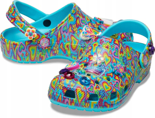 Dziecięce Klapki Chodaki Crocs Lisa Frank 33,5 Crocs