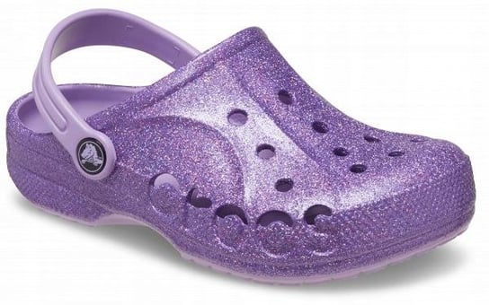 Dziecięce Lekkie Buty Klapki Chodaki Crocs Glitter 207014 Clog 22-23 Crocs