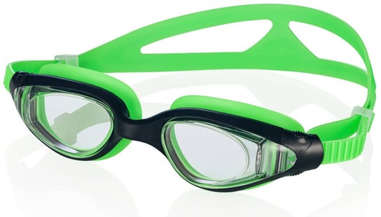 Dziecięce okulary pływackie AQUA-SPEED CETO zielono-czarne AquaSpeed