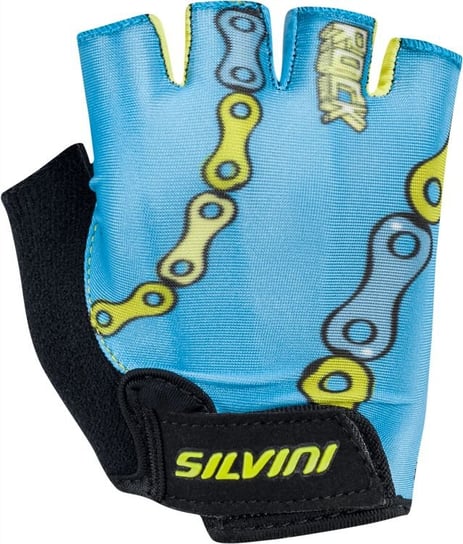 Dziecięce rękawiczki Silvini Junior Punta | SKY/NEON 5 - 6 lat Silvini