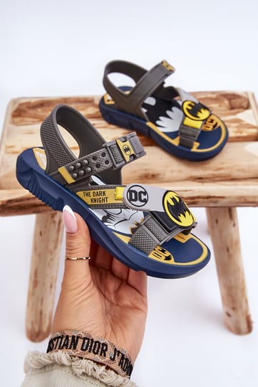 Dziecięce Sandałki Batman Grendene Kids JJ385049 Szare-32 FR