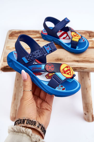 Dziecięce Sandałki Superman Grendene Kids JJ385050 Niebieskie-32 FR