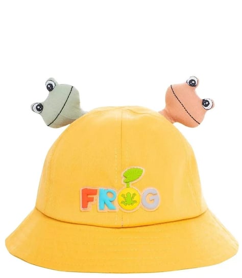 Dziecięcy Kapelusz czapka na gumkę żabki FROG Agrafka