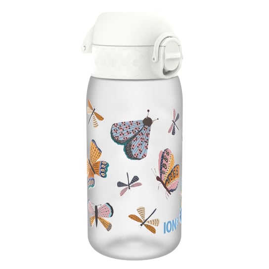 Dziecięcy mały i szczelny bidon na wodę ION8 BPA Free motyle 0,4 l ION8